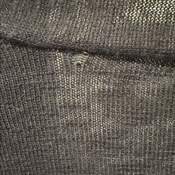 Eileen Fisher Black Linen Cardigan Petite Size PS Short Sleeve Open Front - Picture 3 of 5